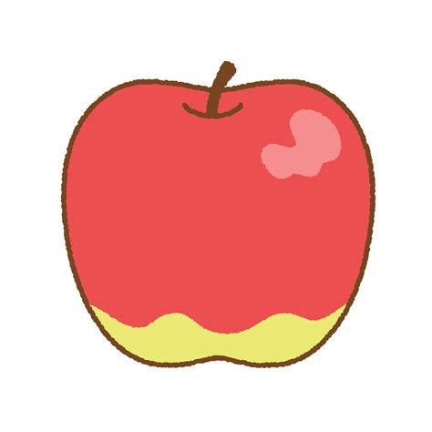 青リンゴのイラスト | 商用OKの無料イラスト素材サイト ツカッテ