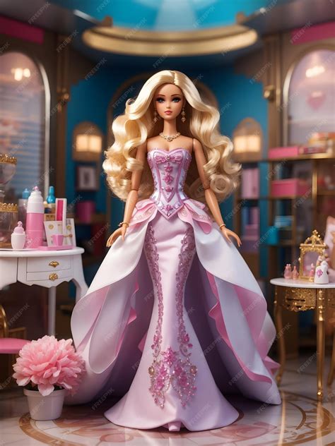 Premium AI Image | barbie doll full body queen