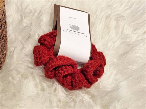 Crochet Hair Tie Crochet Hair Scrunchie Crochet Hair Care - Etsy