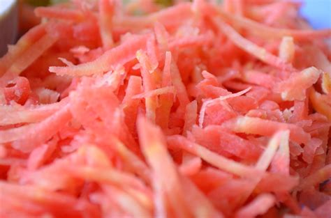photo grated carrots