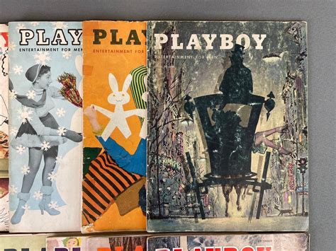 Sold Price: Group of 14 Playboy Adult Magazines - October 6, 0122 9:00