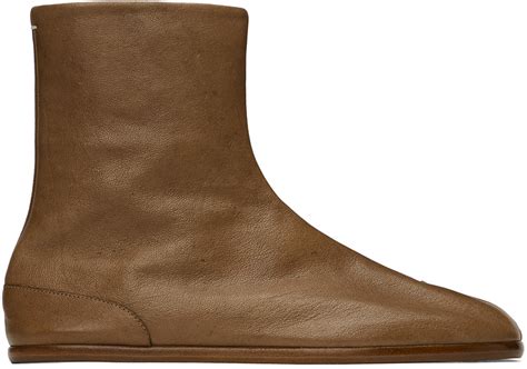 Maison Margiela Brown Tabi Boots Maison Margiela