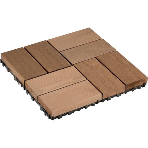 Садовый паркет Thermodecking Т30 термоясень, 18x300x300 мм, 6 шт ...