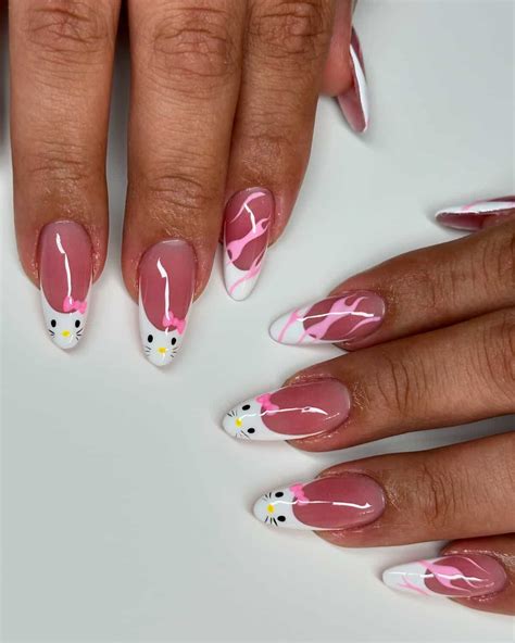 25 Gorgeous Hello Kitty Nail Designs to recreate for your next Nails