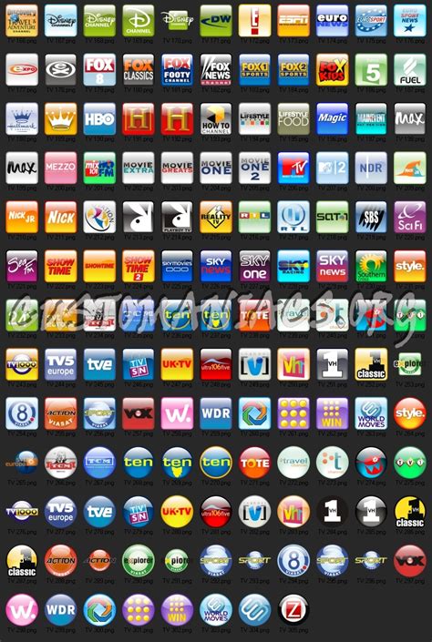 satellite tv channels logos dvd covers labels  customaniacs id