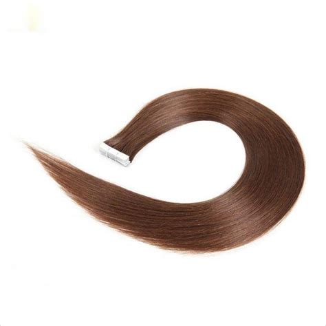 #4 Brown Tape In Hair Extensions Straight Human Hair -West Kiss Hair