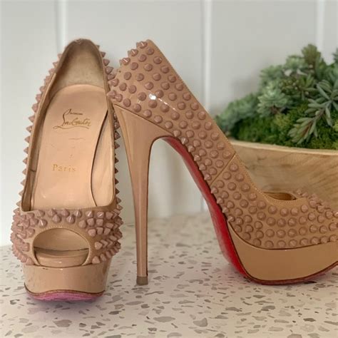 Christian Louboutin | Shoes | Christian Louboutin Spiked Heels Size 38 ...