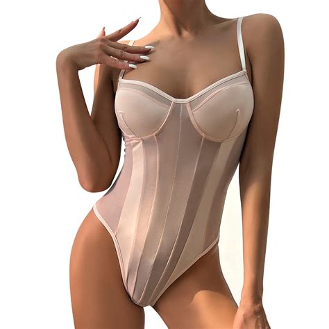 GWAABD V Neck One Piece Bodysuit Print Bodycon Jumpsuit Custom Logo