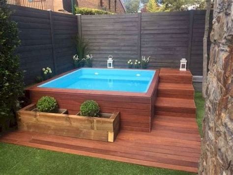#Cozy Small Pool Design for Backyard with Whirlpool Garten