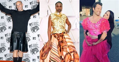 Знаменитые мужчины в юбках: зачем некоторые носят женские вещи