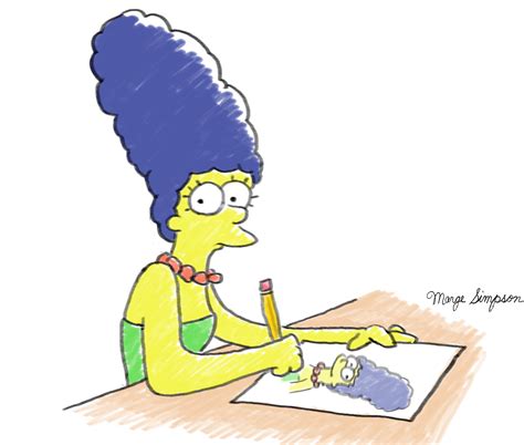Marge Simpson Scetches