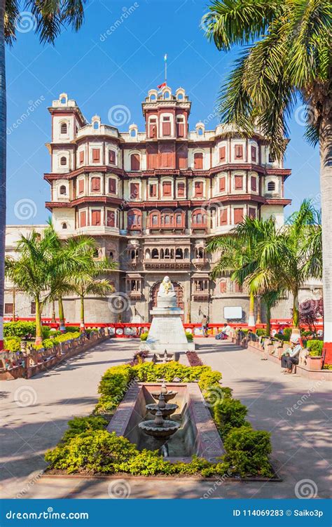 Rajwada palace, Indore stock image. Image of capital - 114069283