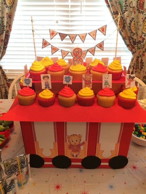 daniel tiger party cupcake stand daniel tiger birthday daniel