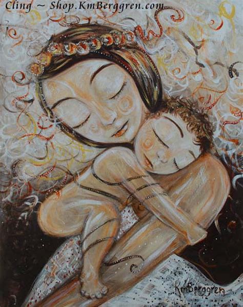 day clings  sis kmberggren motherhood art