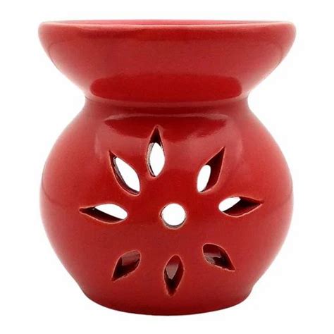multicolor ceramic decorative candle holder  piece  khurja