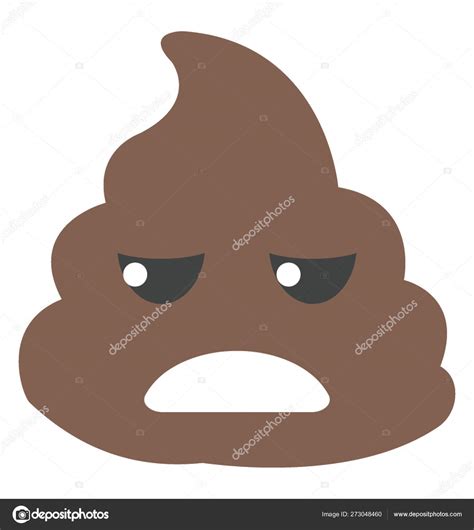 Sad Poop Emoji Stock Vector Image by ©vectorspoint #273048460