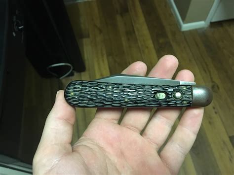 schrade walden vintage switchblade   production left