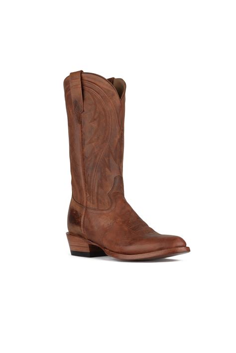 Allens Brand - James Mad Dog - Round Toe - Cognac – Allens Boots