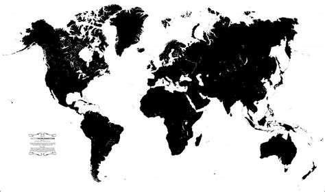 Vector World Map: A Free, Accurate World Map In Vector Format in Flat ...