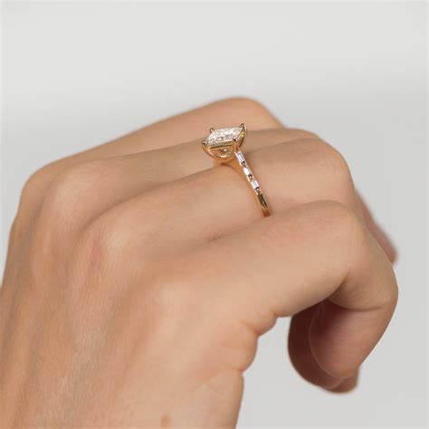 princess cut solitaire engagement ring 11