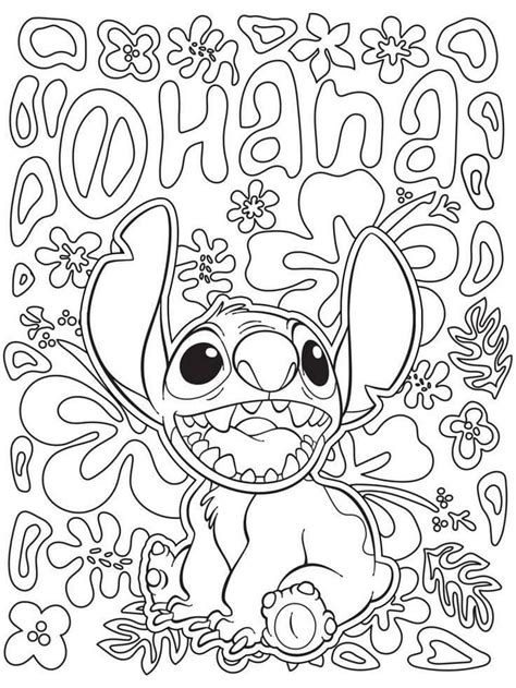 Malvorlage Stitch Ausmalbild - Ausmalbilder Lilo und Stitch - Malvorlagen für Kinder