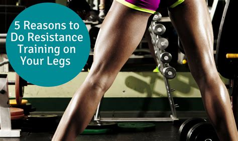 5 Reasons to Do Resistance Training on Your Legs - EFM Health Clubs