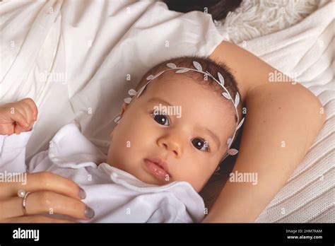 baby girl  brown hair