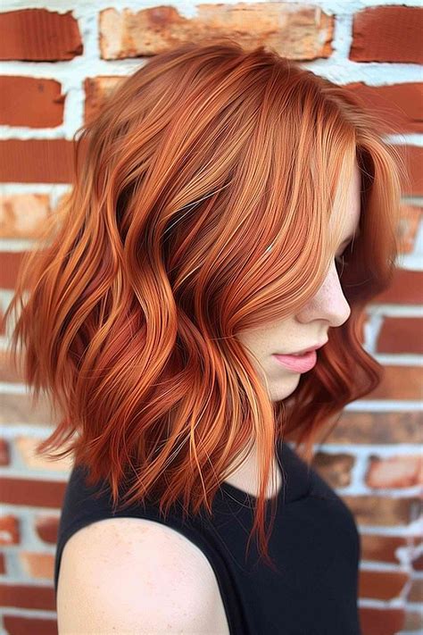 medium copper red hair color