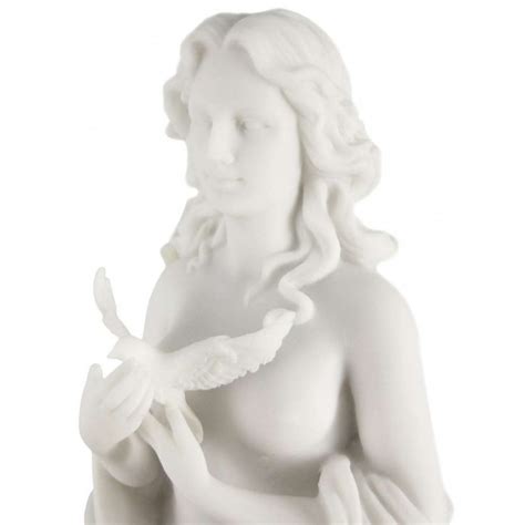 Aphrodite with Doves Greek Goddess of Love Marble Statue