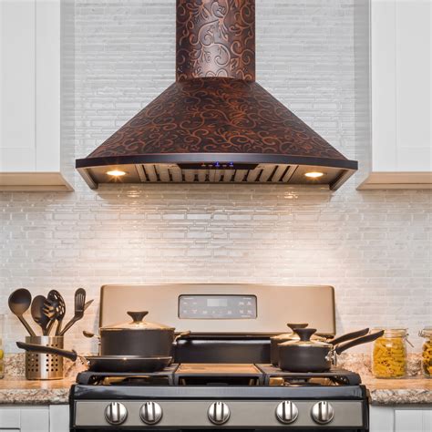 AKDY 30” Wall Mount Kitchen Range Hood Elegant Vine Design - Walmart.com