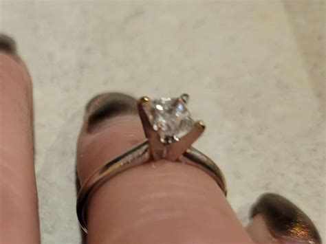 1 ct Princess Cut Engagement Ring - Gem