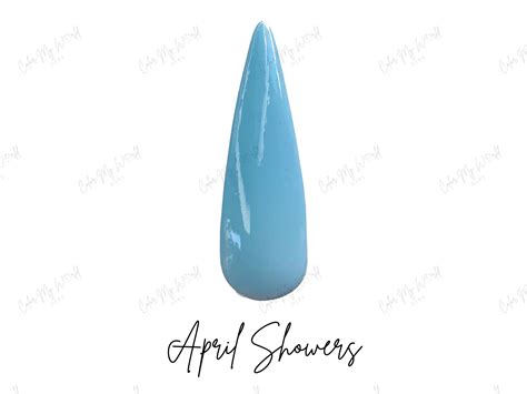 APRIL SHOWERS Gender Reveal Dip Powder Gender Reveal Nails | Etsy