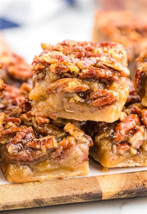 Pecan Pie Bars Recipe - Build Your Bite