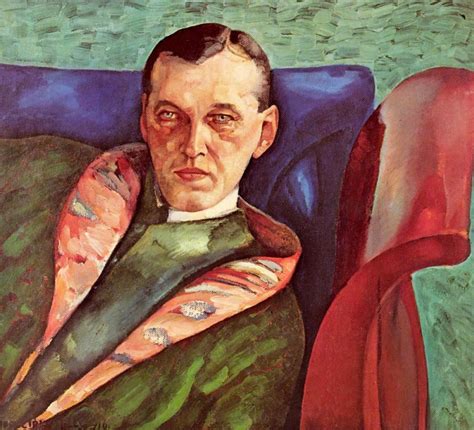 Portrait of Alexander Alexandrovich Korovin, 1916, 72×63 cm by Boris ...