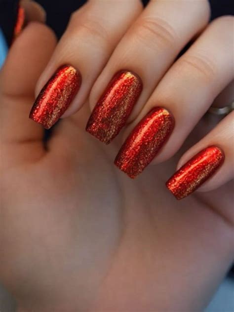 75+ Gorgeous Fall Red Nail Designs and Ideas | Sarah Scoop