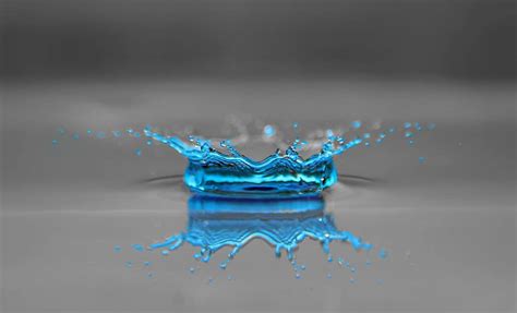 blue body water drop  water drip raindrop water crown beaded