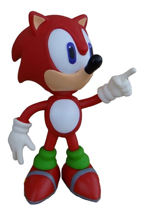 Qual O Nome Do Sonic Vermelho - Boneco Sonic Vermelho Original Action Figure Knucles Grande ...