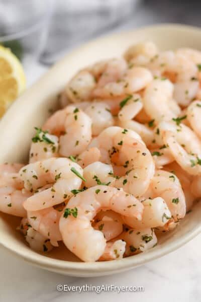 Garlic Butter Air Fryer Shrimp - Everything Air Fryer and More