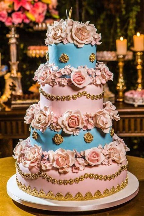 Bolo De Festa 15 Anos - Bolo de 15 Anos: +100 Modelos e Fotos de Bolos Lindos para Sua Festa