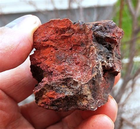 small red cinnabar raw mercury ore etsy   natural gold nugget