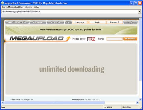 megaupload downloader  easily bypass country slot limits