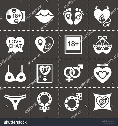 Vector Sex Icon Set - 446699254 : Shutterstock