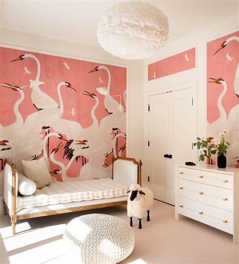 light pink wallpaper bedroom 3