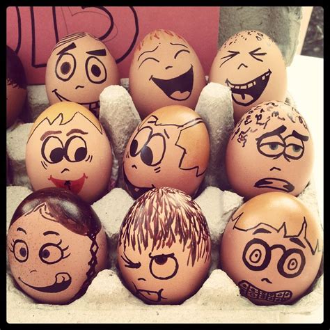 47 best Egg faces images on Pinterest | Funny eggs, Easter and Egg art