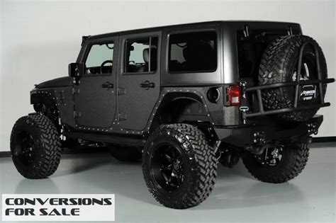 Lifted 2014 Jeep Wrangler Unlimited Kevlar Coated Custom Leather