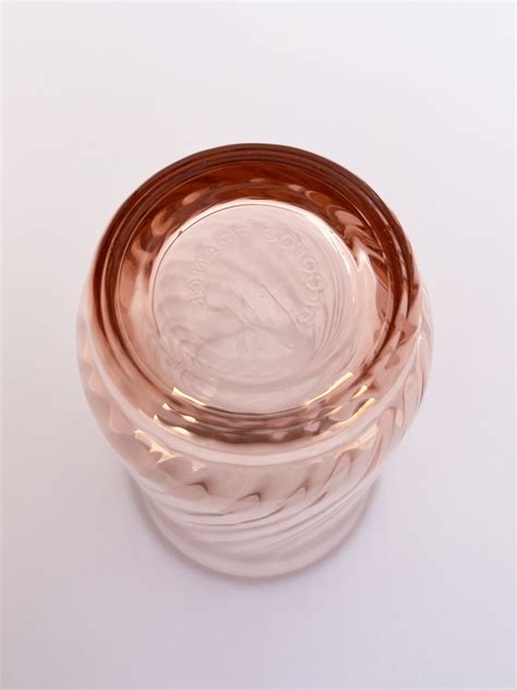 Pink Arcoroc Tumbler Glasses from France 70s/80s - Earth Arts