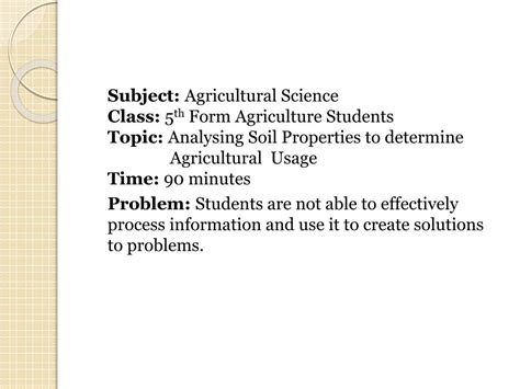 PPT - Agricultural Science PowerPoint Presentation, free download - ID ...