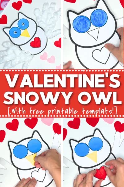 Easy Handprint Snowy Owl Craft For Kids » Maternity Comfort Solutions