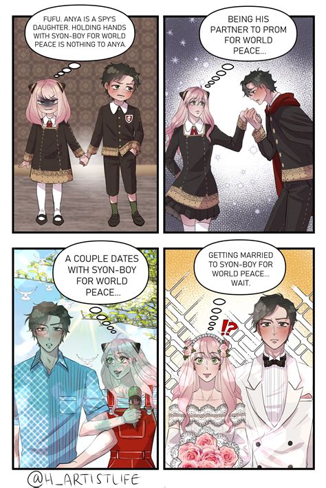 anya and damian desmond (spy x family) drawn by sera_(h_artistlife