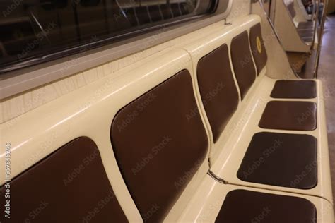 subway wagon interior with symbols Stock Photo | Adobe Stock